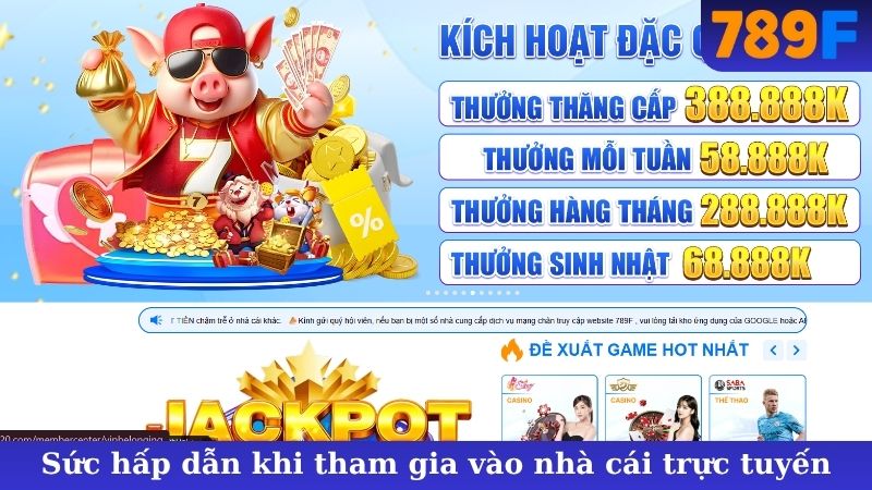 Sức hấp dẫn khi tham gia vào nhà cái trực tuyến